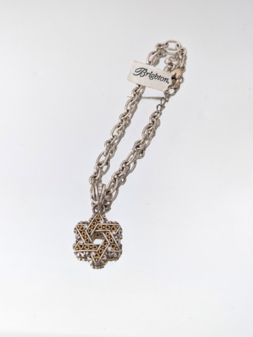 Brighton Star of David Bracelet Geometric Bracelet in Silver & Gold